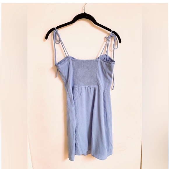 Aritzia Wilfred soft iris fable mini dress sz 6 - Picture 7 of 8